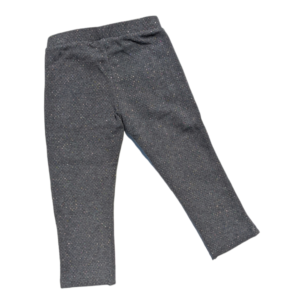 Play Up Girls 3Y Grey/Gold Jersey Legging - Picture 3 of 5